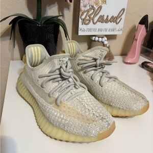 Adidas Yeezy Boost 350 V2 Sneakers - Cream and Yellow
